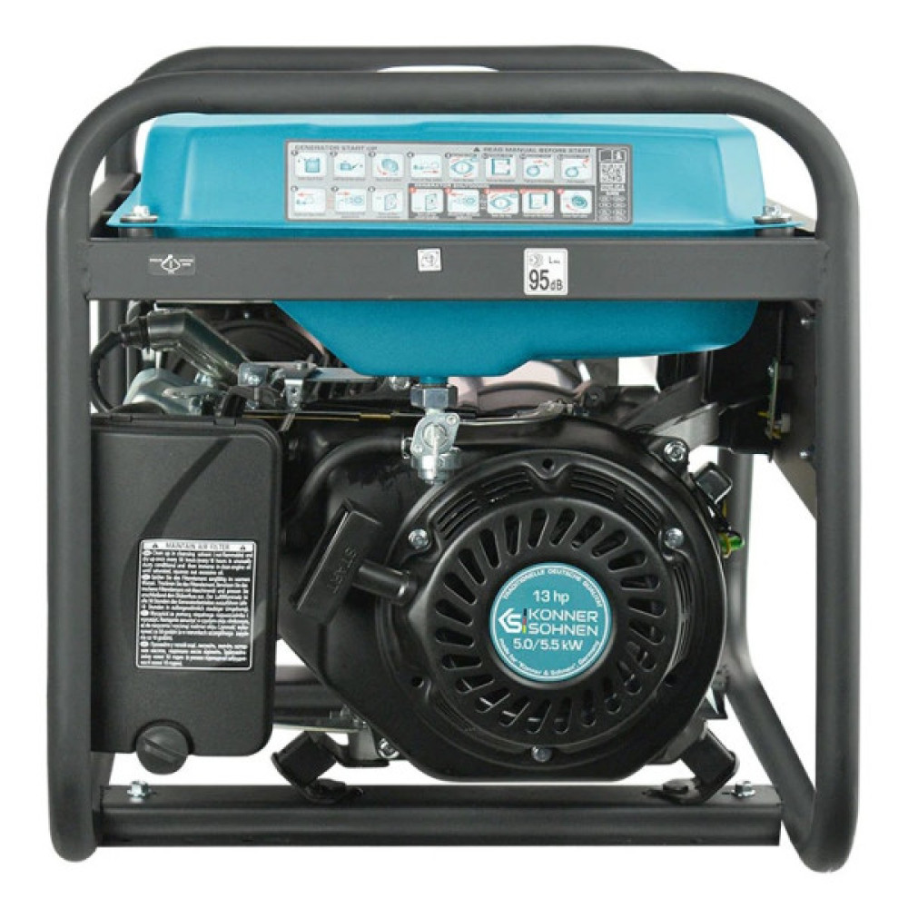Генератор бензиновий Konner&Sohnen KS 7000E ATS, 230В, 5.5кВт, АВР(ATS), електростартер, 76.8кг