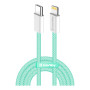 Дата кабель USB-C to Lightning 1.0m 27W green ColorWay (CW-CBPDCL061-G) Дата кабель USB-C to Lightning 1.0m 27W green ColorWay (CW-CBPDCL061-G)