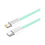 Дата кабель USB-C to Lightning 1.0m 27W green ColorWay (CW-CBPDCL061-G) Дата кабель USB-C to Lightning 1.0m 27W green ColorWay (CW-CBPDCL061-G)