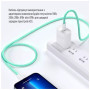 Дата кабель USB-C to Lightning 1.0m 27W green ColorWay (CW-CBPDCL061-G) Дата кабель USB-C to Lightning 1.0m 27W green ColorWay (CW-CBPDCL061-G)