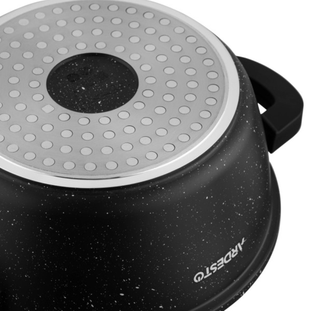 Каструля Ardesto Gemini Anzio, 1.8л, алюміній, чорний (AR2418GE)