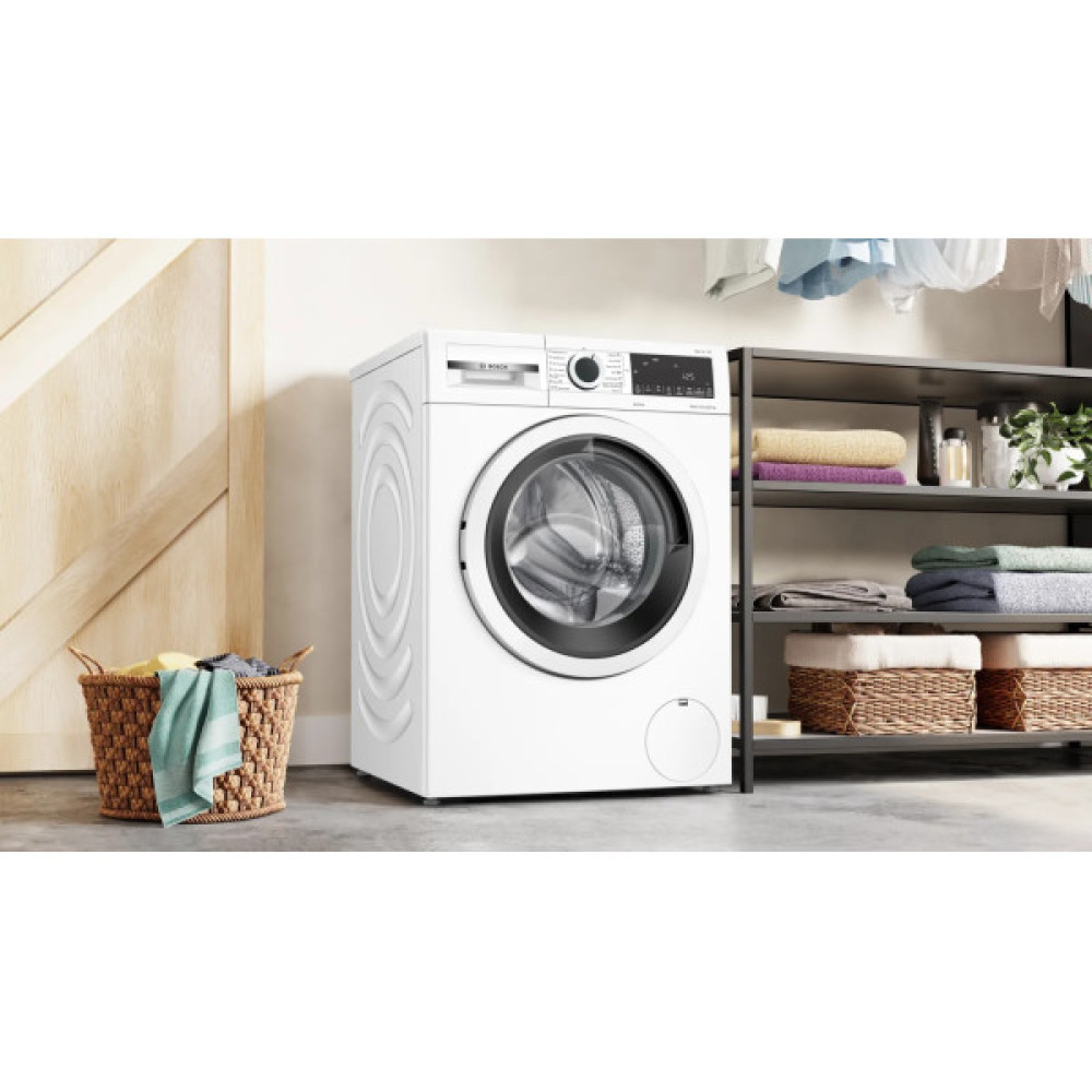 Прально-сушильна машина Bosch фронтальна, 8(5)кг, 1400, E, 59см, дисплей, білий