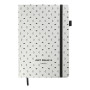 Книга записна Buromax RELAX А5 96 аркушів крапка, срібний (BM.295301-24) Книга записна Buromax RELAX А5 96 аркушів крапка, срібний (BM.295301-24)