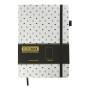 Книга записна Buromax RELAX А5 96 аркушів крапка, срібний (BM.295301-24) Книга записна Buromax RELAX А5 96 аркушів крапка, срібний (BM.295301-24)