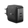Зарядний пристрій Ugreen CD216 66W 2xType-C PD Charger (Black) (70867) Зарядний пристрій Ugreen CD216 66W 2xType-C PD Charger (Black) (70867)