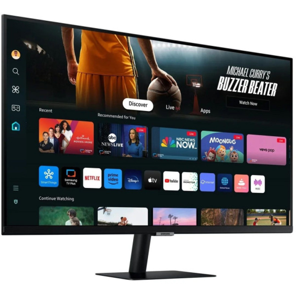 Монітор Samsung 32"S32DM702 HDMI, USB, Bluetooth, VA, 3840x2160, 4ms