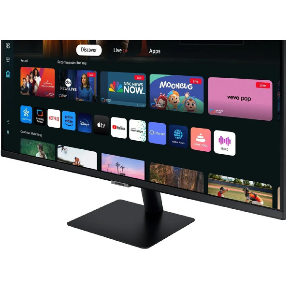 Монітор Samsung 32"S32DM702 HDMI, USB, Bluetooth, VA, 3840x2160, 4ms