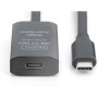 Подовжувач DIGITUS USB 3.2 Gen1 Active Cable 5G, C/M-C/F, 5м, чорний