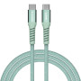 Дата кабель USB-C to USB-C 1.2m Magnetic 100W green Verbatim (31855) Дата кабель USB-C to USB-C 1.2m Magnetic 100W green Verbatim (31855)