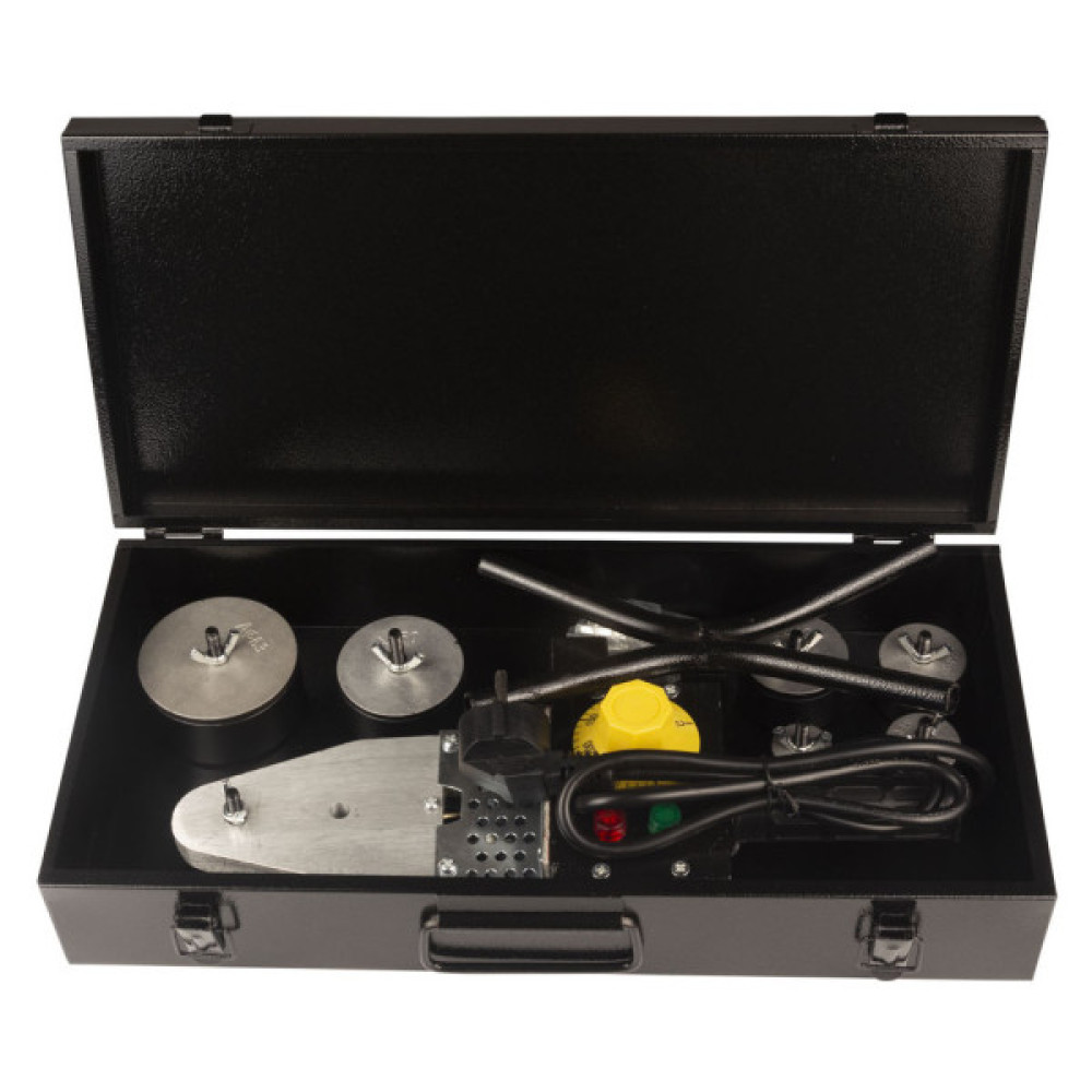 Паяльник для пластикових труб Sigma 800Вт 20-63мм у металевому кейсі (2743461)