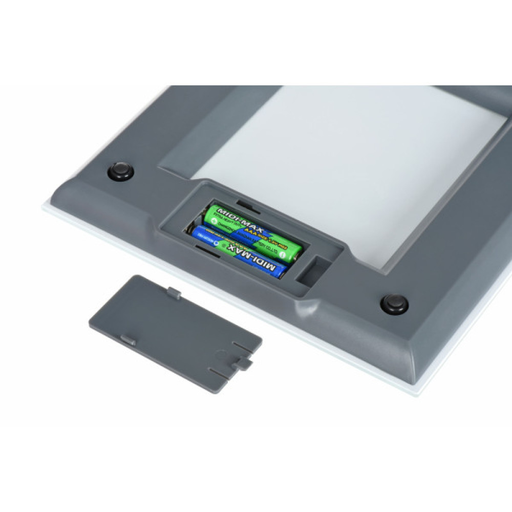 Ваги ARDESTO кухонні, 5кг, AAAx2 в комплекті, скло, білий