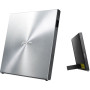 Привід оптичний портативний ASUS SDRW-08U5S-U DVD+-R/RW burner USB2.0 срібло Retail Box Slim