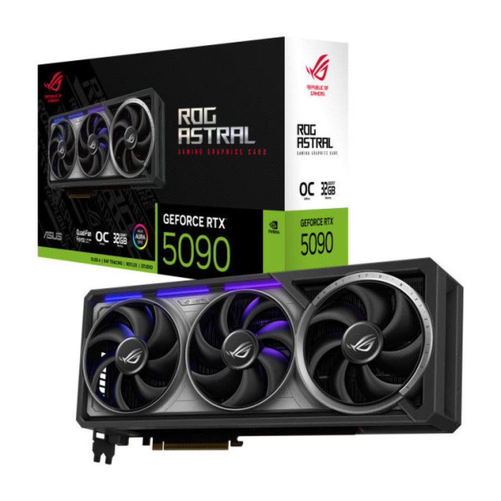 Відеокарта ASUS GeForce RTX 5090 32GB GDDR7 OC ROG-ASTRAL-RTX5090-O32G-GAMING