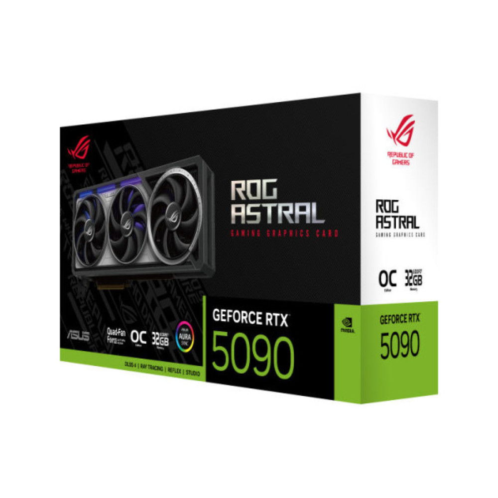 Відеокарта ASUS GeForce RTX 5090 32GB GDDR7 OC ROG-ASTRAL-RTX5090-O32G-GAMING