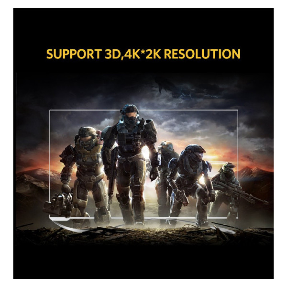 Кабель мультимедійний HDMI M to HDMI M 2.0m V2.0 4K black Ugreen (UGR-70159)