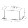 Витяжка кухонна Interline STREET WH A/52 M/2/M Витяжка кухонна Interline STREET WH A/52 M/2/M