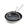 Набір сковорідок KitchenAid MSS 20 + 28 см (CC006065-001) Набір сковорідок KitchenAid MSS 20 + 28 см (CC006065-001)