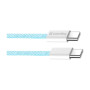 Дата кабель USB-C to USB-C 1.0m 60W 3.0А blue ColorWay (CW-CBPDCC061-BL) Дата кабель USB-C to USB-C 1.0m 60W 3.0А blue ColorWay (CW-CBPDCC061-BL)