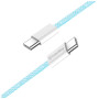 Дата кабель USB-C to USB-C 1.0m 60W 3.0А blue ColorWay (CW-CBPDCC061-BL) Дата кабель USB-C to USB-C 1.0m 60W 3.0А blue ColorWay (CW-CBPDCC061-BL)