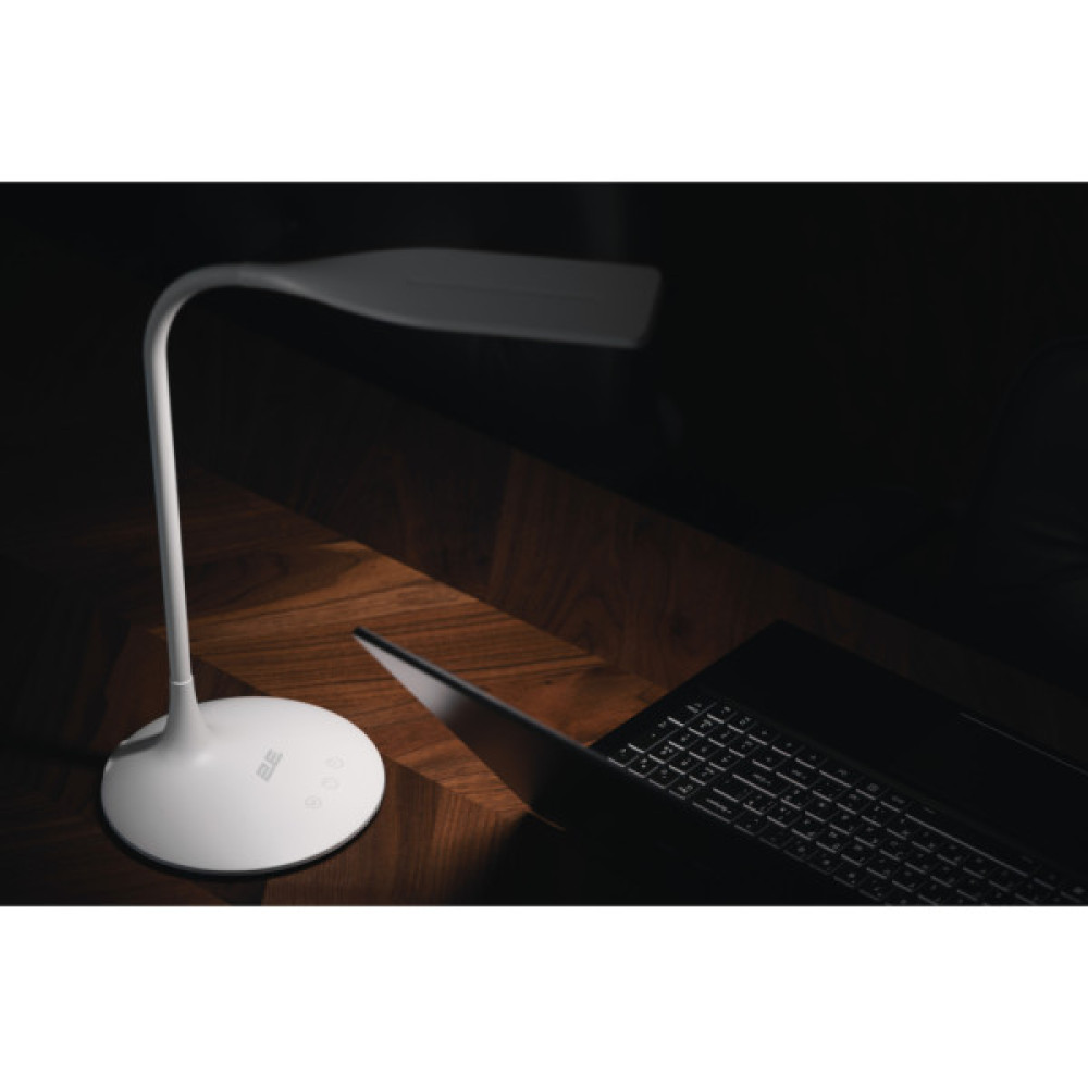Настільна лампа 2E 7Вт 3000K 4000K 5700K 2200мАг USB-A без БЖ білий (2E-DL2240)