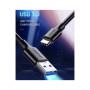 Дата кабель USB 3.0 AM to USB-C 0.5m 3A US184 black Ugreen (20881)