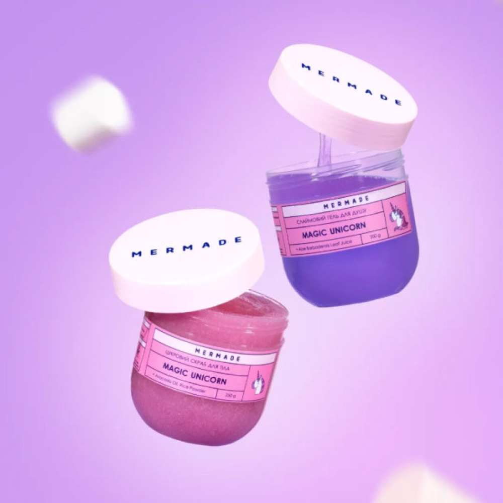 Гель для душу Mermade Magic Unicorn Слаймовий 200 г (4823122900739)