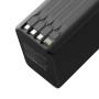 Батарея універсальна XO 80000mAh, PD/20W, QC/22,5W, Lamp, black (XO-PR287-BK)