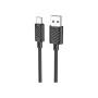 Дата кабель USB 2.0 AM to USB-C 1.0m X88 Gratified black HOCO (6931474783349)