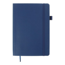 Книга записна Buromax Brief Logo2U 96 аркушів А5 у клітинку синій (BM.295104-02)