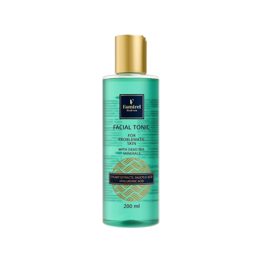 Тонік для обличчя Famirel Facial Tonic Для проблемної шкіри З саліциловою та гіалуроновою кислотами 200 мл (7290114085083)