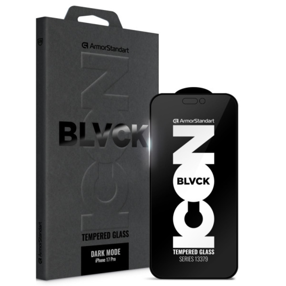 Скло захисне Armorstandart Dark Mode BI Apple iPhone 17 Pro (ARM86629) Скло захисне Armorstandart Dark Mode BI Apple iPhone 17 Pro (ARM86629)