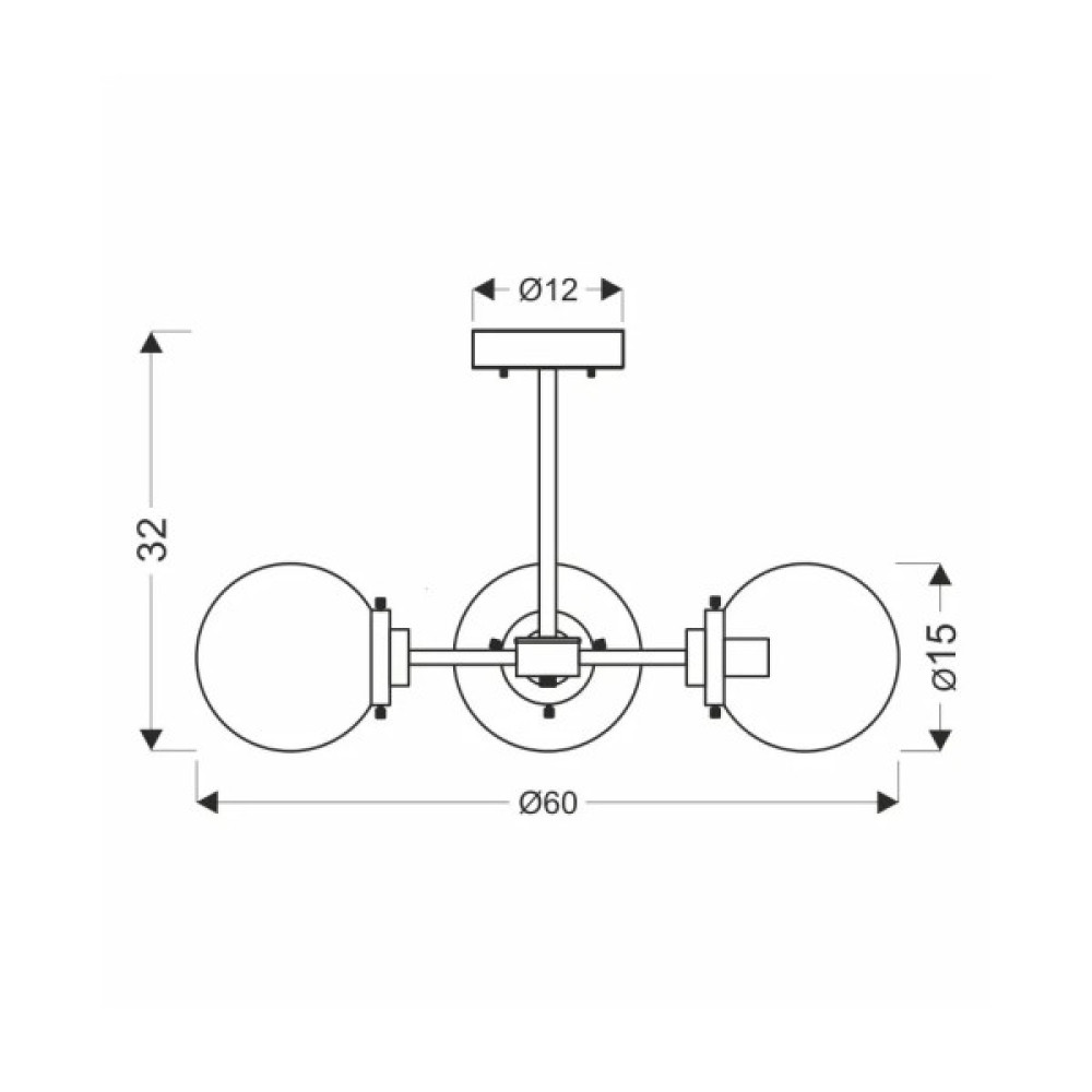 Люстра Candellux Lens (33-01290)
