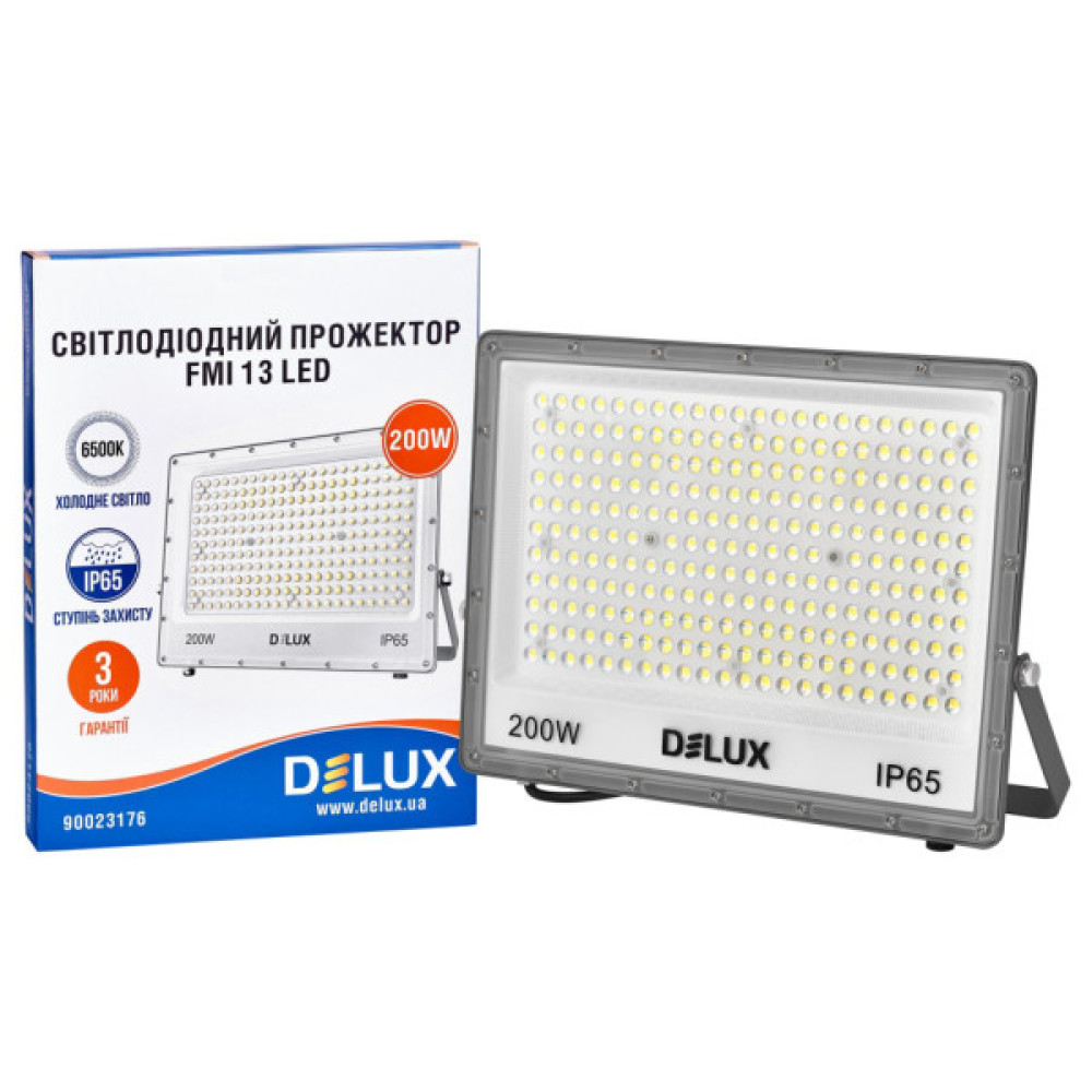 Прожектор Delux FMI 13 LED 200Вт 6500K IP65 (90023176)