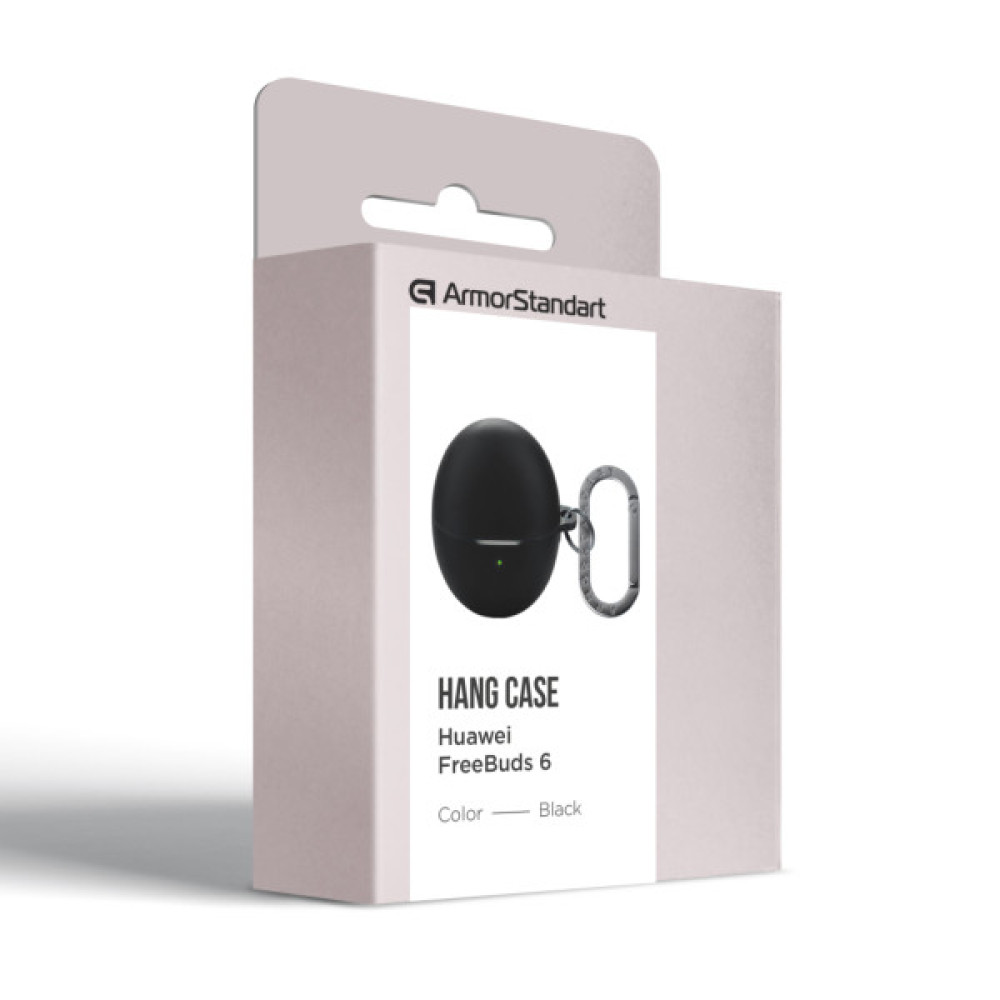 Чохол для навушників Armorstandart Hang Case For Huawei FreeBuds 6 Black (ARM86142)