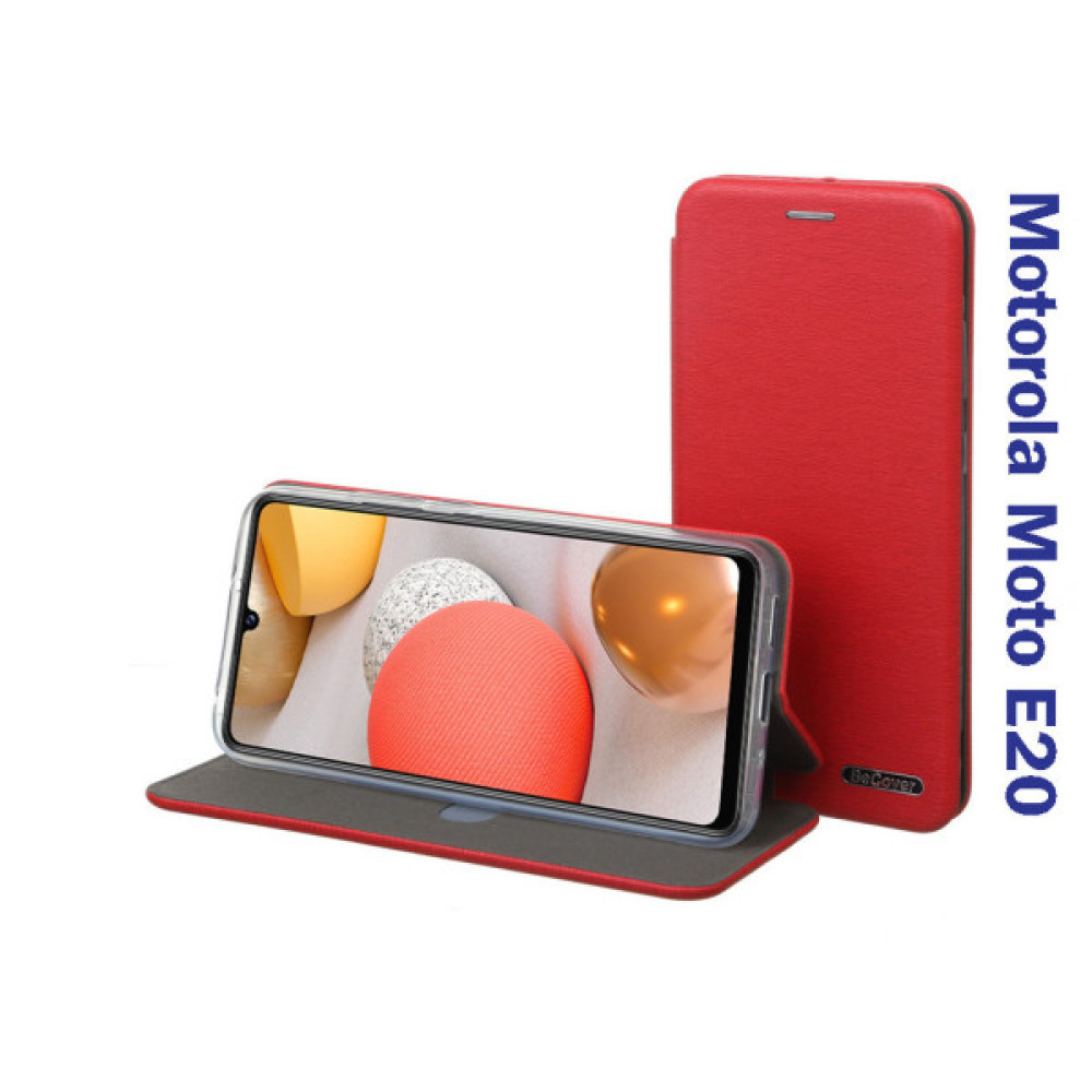 Чохол до мобільного телефона BeCover Exclusive Motorola Moto E20 Burgundy Red (710237) Чохол до мобільного телефона BeCover Exclusive Motorola Moto E20 Burgundy Red (710237)