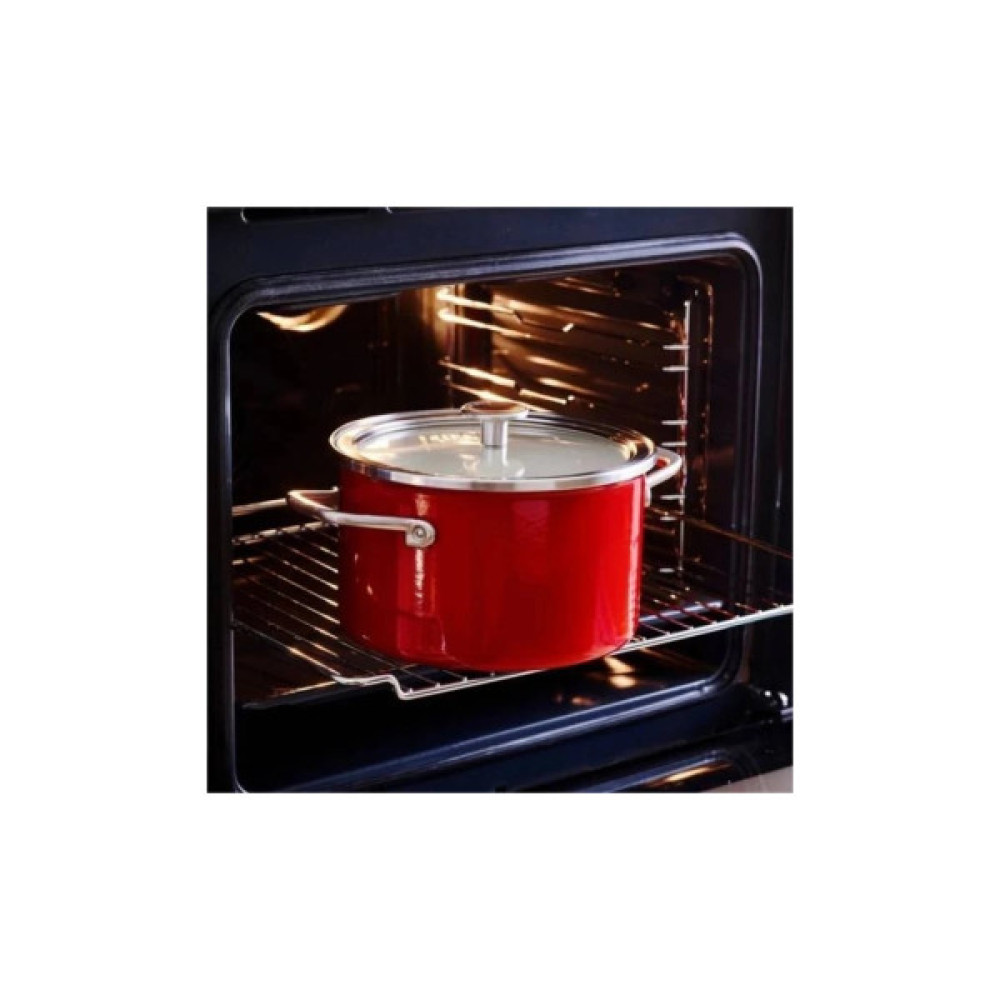Каструля KitchenAid Steel Core 24 см 6 л червоний (CC003270-001)