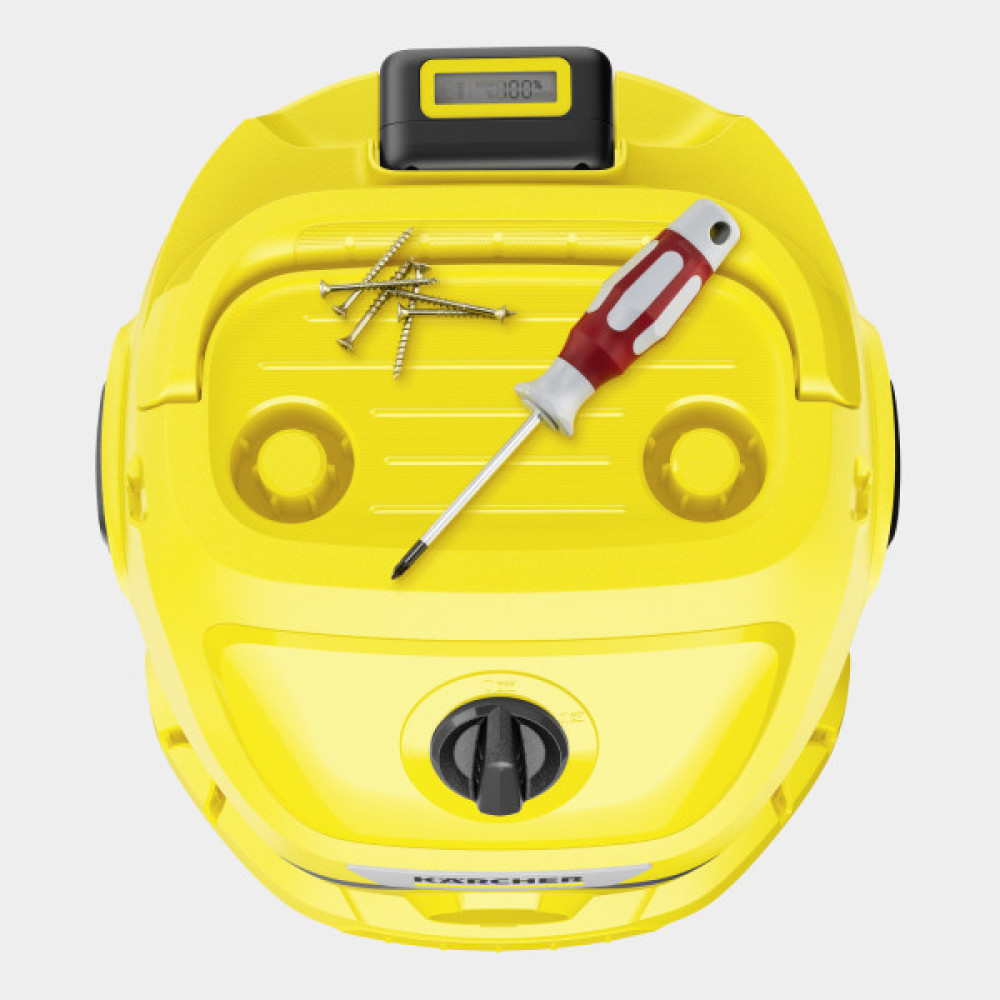 Пилосос професійний акумуляторний Karcher WD 2-18 18В контейнер 12л без АКБ та ЗП