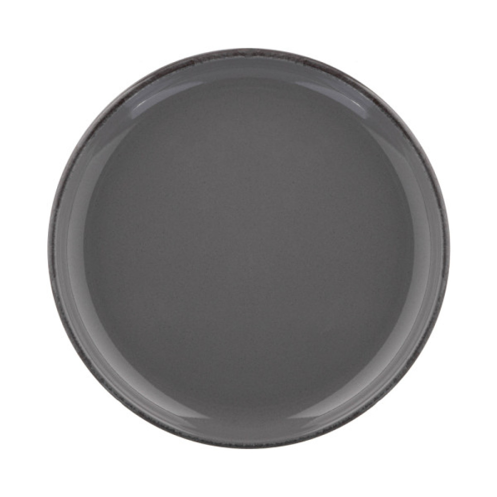 Тарілка Ardesto Lazio, 27см, кераміка, сірий темний (AR1626DG)