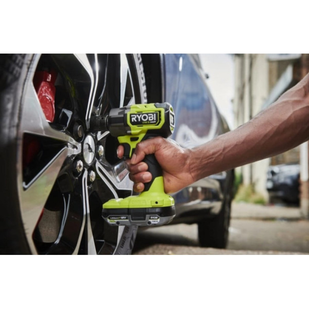 Гайковерт ударний акумуляторний Ryobi ONE+ HP RIW18C-0 18В 450Нм 2800об/хв 1/2" 4 швидкості 1.2кг без АКБ та ЗП