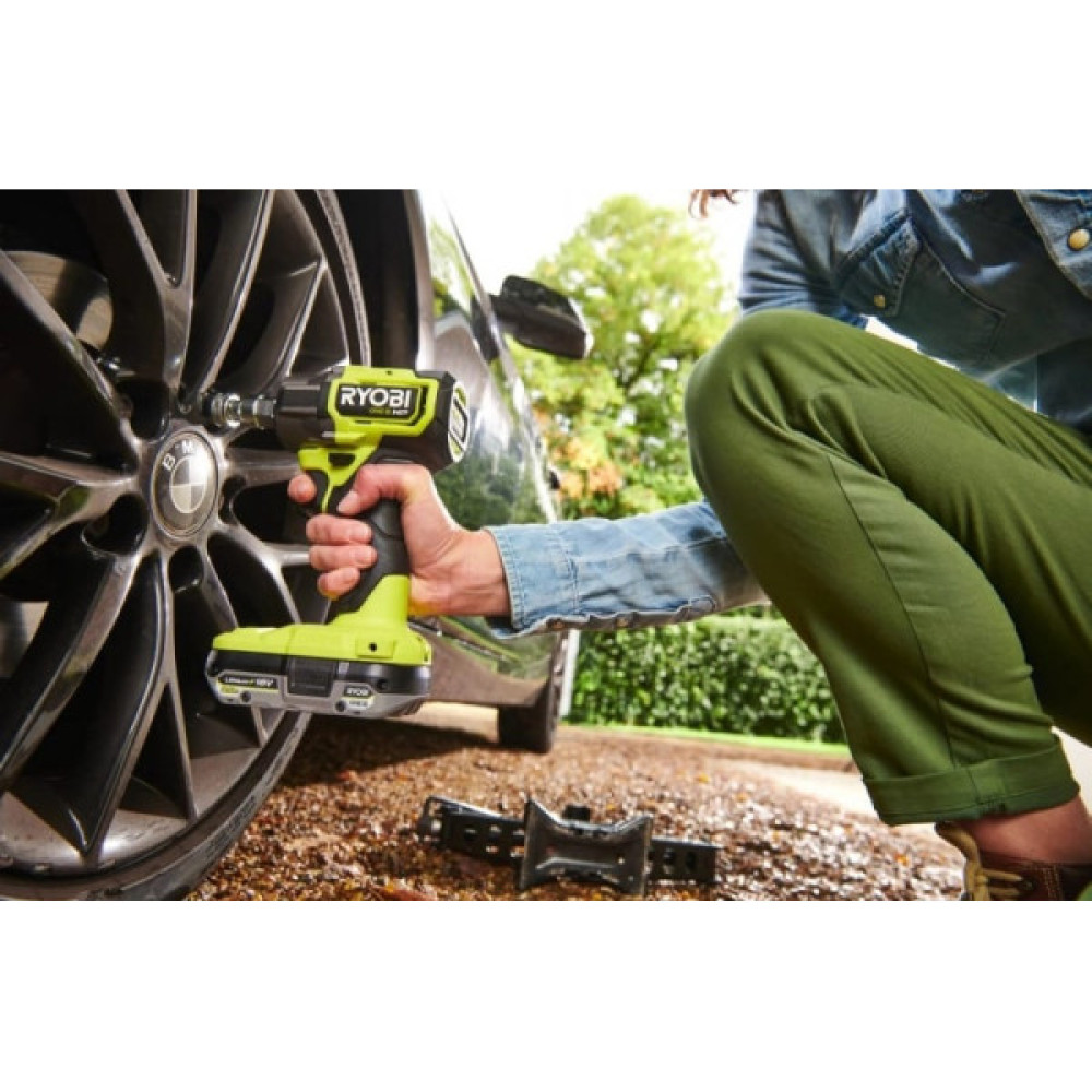 Гайковерт ударний акумуляторний Ryobi ONE+ HP RIW18C-0 18В 450Нм 2800об/хв 1/2" 4 швидкості 1.2кг без АКБ та ЗП