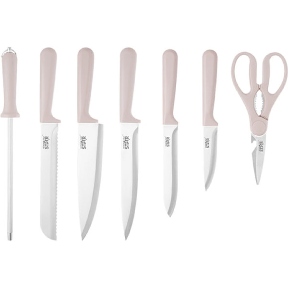 Набір ножів WINNINGSTAR ST-7802 7 предметів Beige (WNNGS-ST-7802-BG)