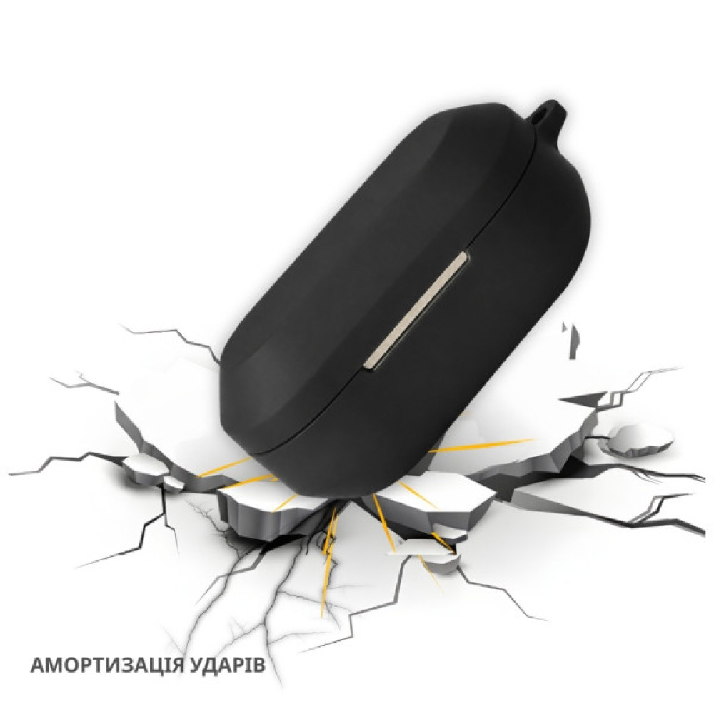 Чохол для навушників BeCover Silicon для Realme Buds Air 8 Black (715897)