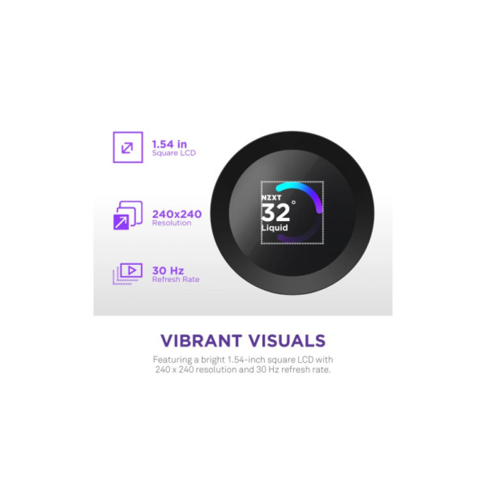 Система рідинного охолодження NZXT Kraken Plus RGB V2-360 mm AIO liquid cooler Bl (RL-KR360-B2)