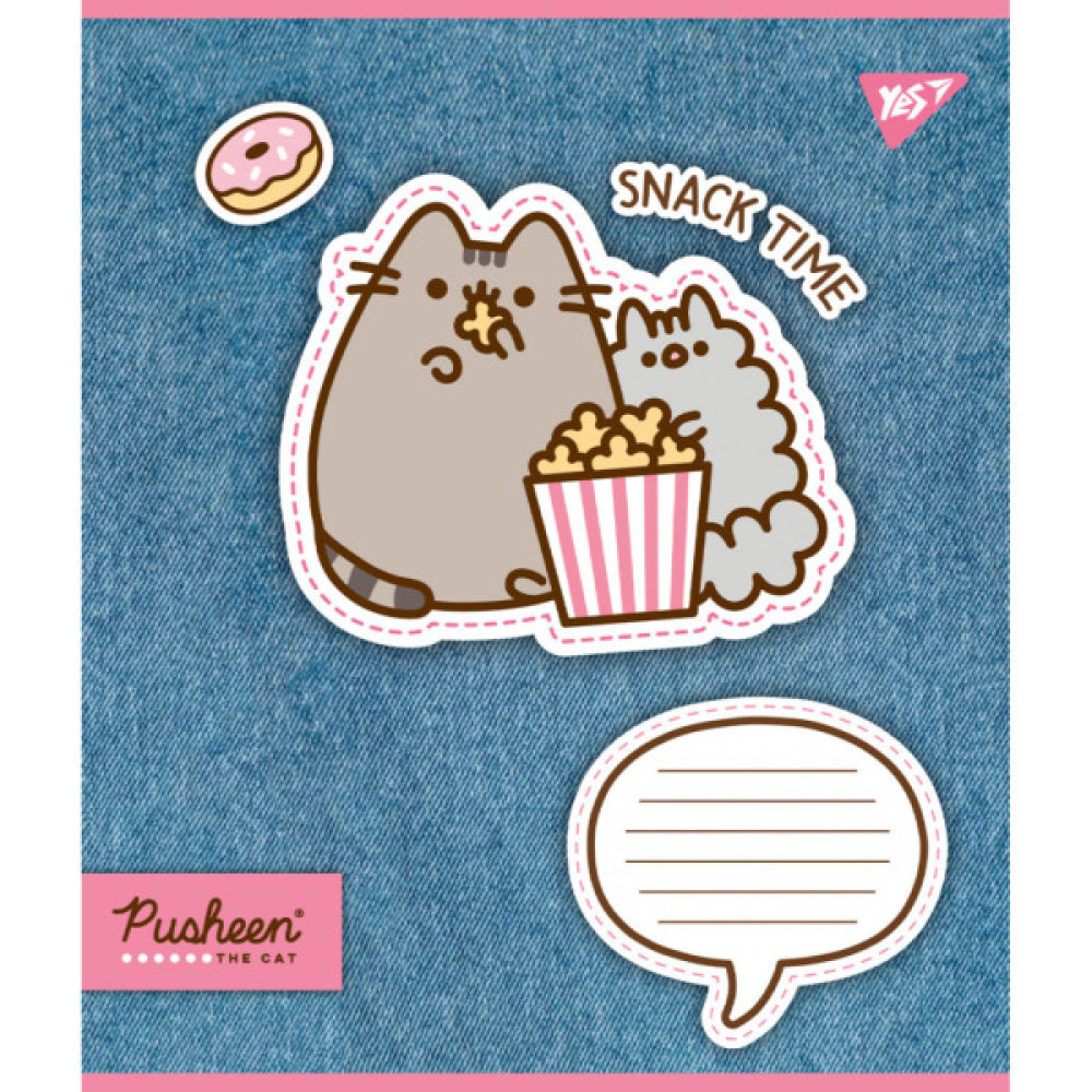 Зошит Yes Pusheen. Snack time 12 аркушів лінія (767229)