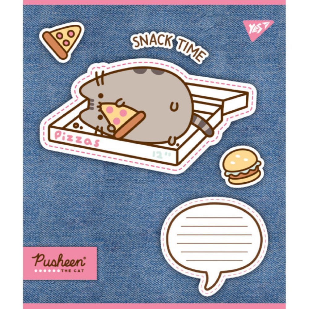 Зошит Yes Pusheen. Snack time 12 аркушів лінія (767229)