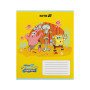 Зошит Kite SpongeBob SquarePants, 12 аркушів, коса лінія (SB25-235)