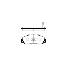 Гальмівні колодки HI-Q SP1076-F