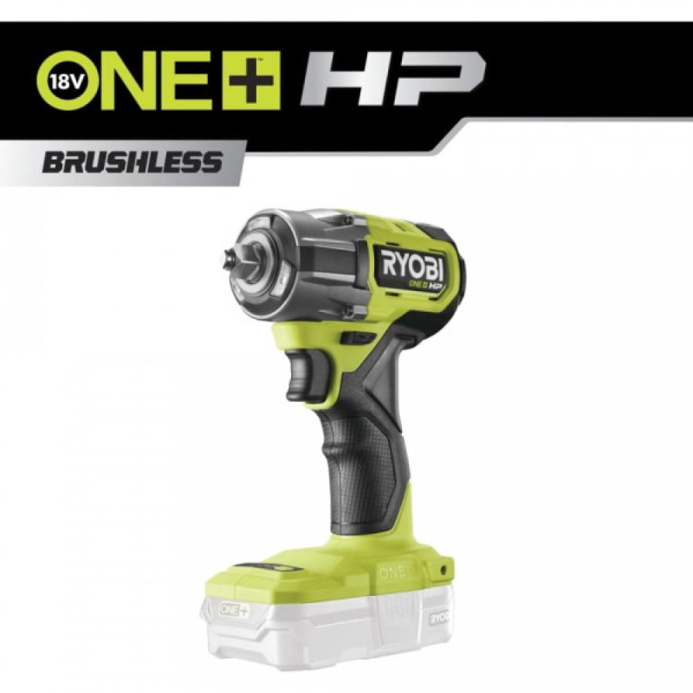 Гайковерт ударний акумуляторний Ryobi ONE+ HP RIW18C-0 18В 450Нм 2800об/хв 1/2" 4 швидкості 1.2кг без АКБ та ЗП