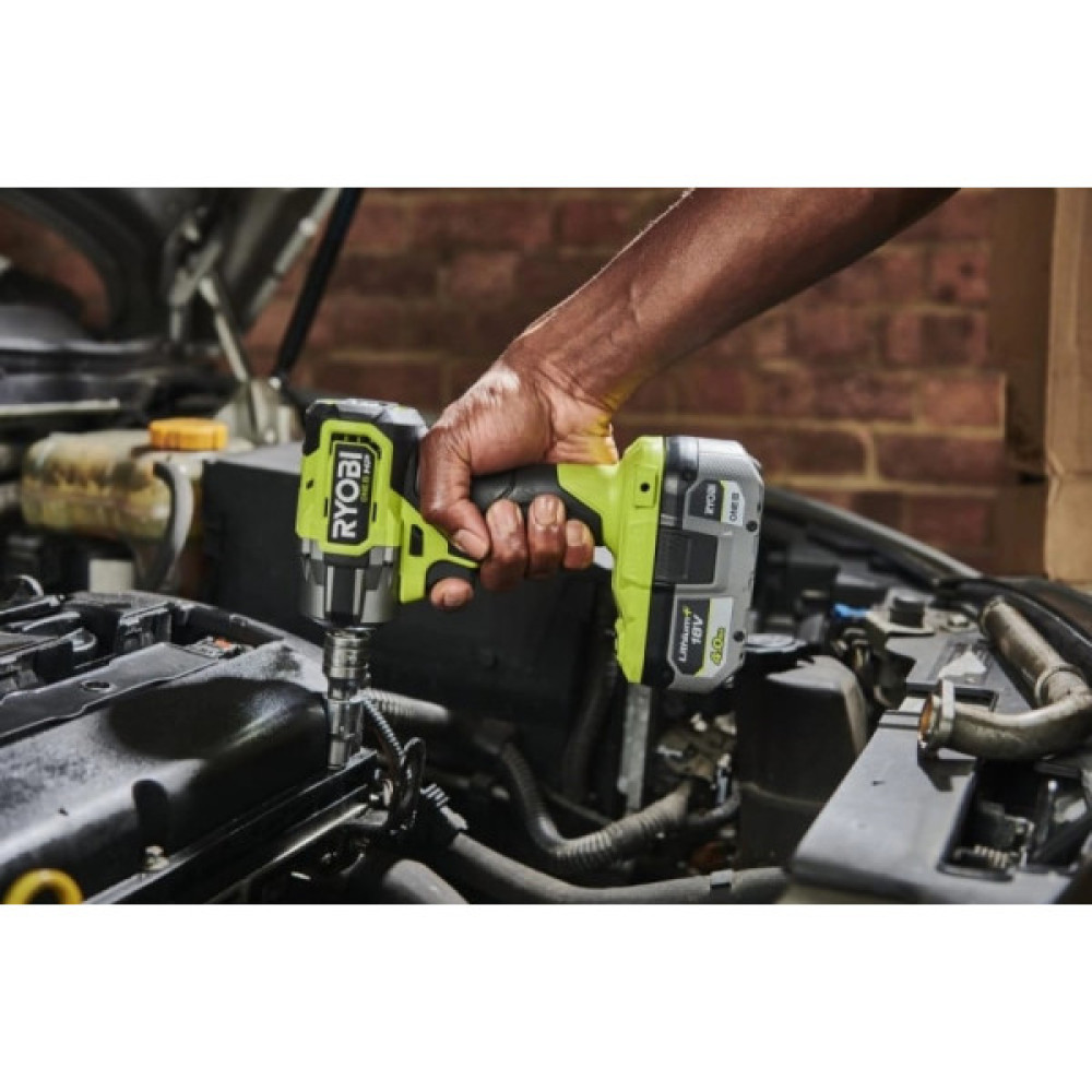 Гайковерт ударний акумуляторний Ryobi ONE+ HP RIW18C-0 18В 450Нм 2800об/хв 1/2" 4 швидкості 1.2кг без АКБ та ЗП