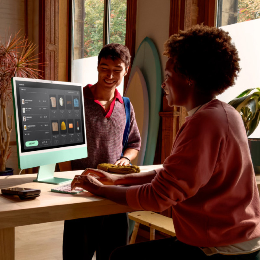 Комп'ютер Apple 24" iMac Retina 4.5K / Apple M4 (10-c/CPU, 10-c/GPU), 16, 512, Silver, Model A3137 (MWUV3UA/A)